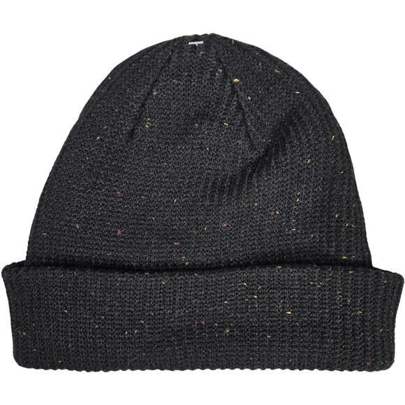 American Eagle Knit Black Beanie With Colorful Specks One Size NWT - Picture 2 of 7